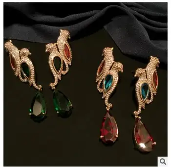 

women Color bird earrings female long temperament earrings hand-made ethnic tassels exaggerated