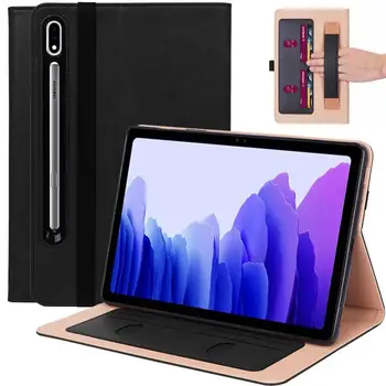 

Tablet Case for Galaxy Tab S7 Case SM-T870 T875 Premium Leather Folio Shell Coque for Samsung Galaxy Tab S7 Plus S7+ Cover Funda