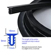 160cm universal sealing windshield sealing board soundproof automobile rubber strip instrument panel seal strip ► Photo 2/6