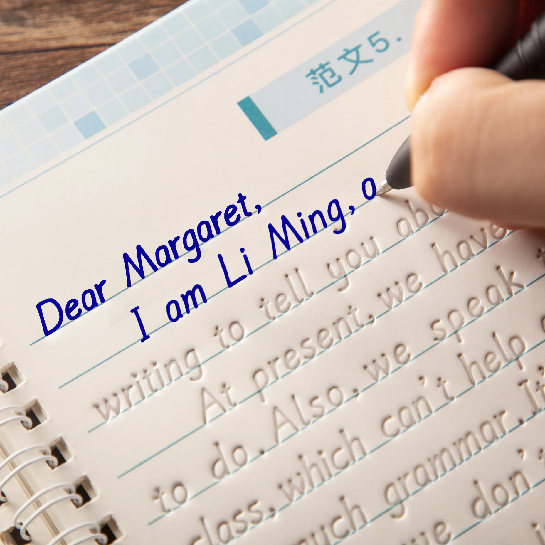 3 шт. школьные ученики английская каллиграфия записная книжка от слов до почерк