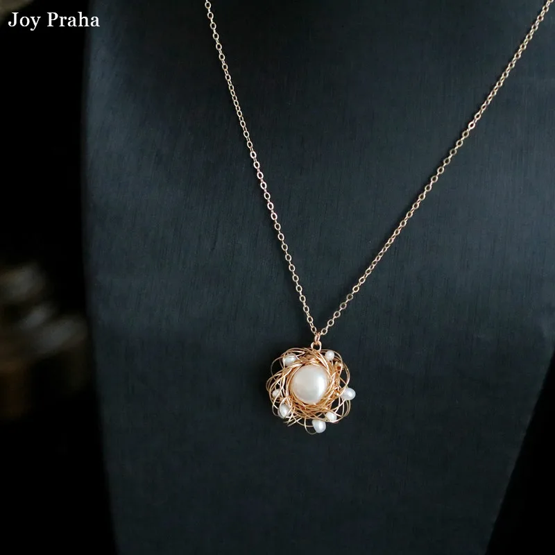 

Natural freshwater pearl necklace / Short temperament necklace / wholesale dropshipping