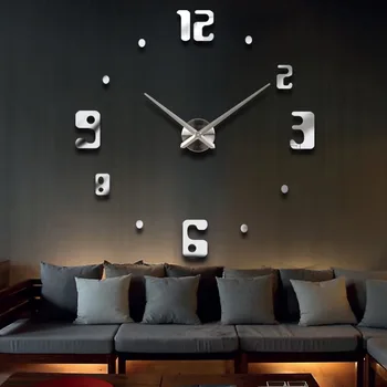 

Room Will Wall Clock Northern Europe Minimalist Diy Originality Clock Second Mirror. Noodles Wall Stickers Pocket Watch Clock
