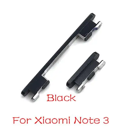 Кнопка включения регулятора громкости для замены боковой кнопки Xiaomi Mi A2 6X9 8 Lite Max Note 3 Play - Цвет: Mi Note 3 Black