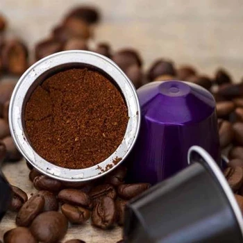 

100 Sets Refillable Coffee Capsule Cup Disposable Nespresso Pod for Nescafe Automatic Coffee Machine Food Package Cafe Supplies