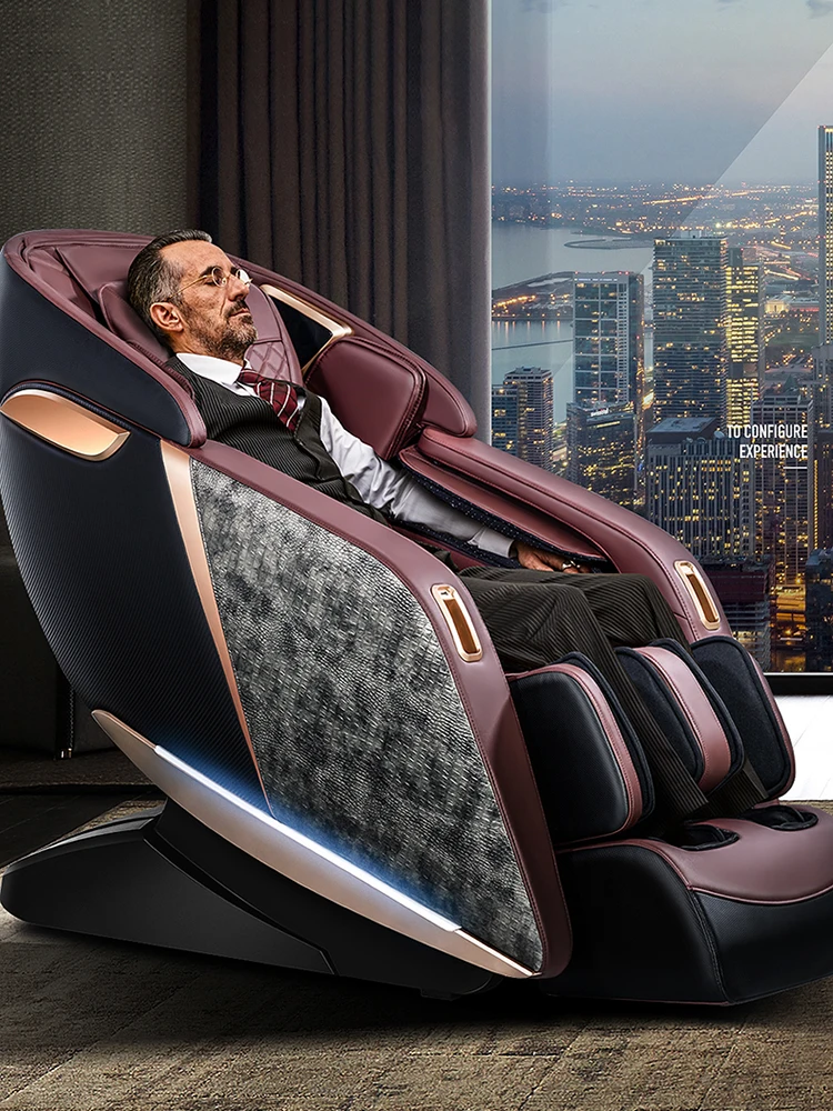 US $2.431.99 Robot Multifunctional SL Music Cabin AI Voice Intelligent Control Home Appliances Electric Luxury Space Massage Chair