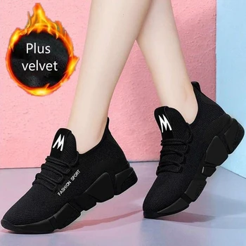 

Light Weight Running Shoes for Women Sneakers Women Breathable Zapatos De Mujer Rubber High Quality Outdoor Casual Sport Shoes
