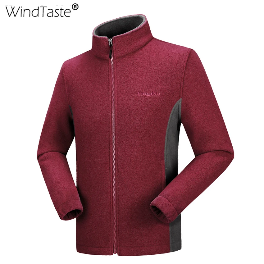 WindTaste Мужская зимняя флисовая походная куртка, большие размеры, 9XL, подкладка, уличная спортивная ветровка, треккинг, кемпинг, термо куртка, KA152
