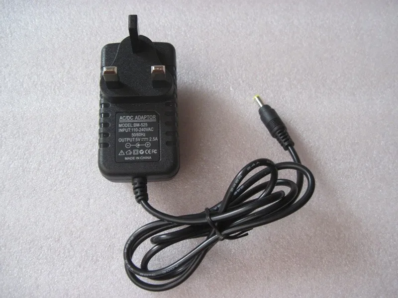 50pcs Universal Wall Home Charger 5V 2.5A 4.0x1.7mm / 4.0*1.7mm Power Supply Adapter EU US UK Plug