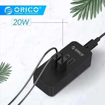 

ORICO 4 Port USB Battery Charge Device with Quick Charging Mini Smart Charger Desktop Charger for Battery for iPhone for Xiaomi