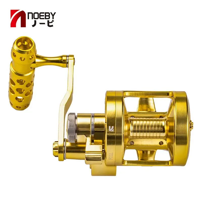 7 + 1 Hunthouse Noeby Pesca Trolling Carretel Tambor Fundido Lento Jigging Esquerda – Direita Nonsuch 4.5:1 2.1:1 Água Salgada Livre Compras