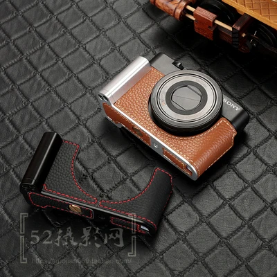 Ручка для фотоаппарата чехол corium сумка защитный чехол для sony rx100 rx100ii rx100iii rx100iv rx100v rx100vi RX100m6 m5 m4 m3