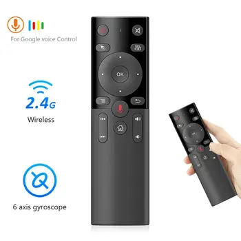 

H17 Voice Remote Control 2.4G Wireless Air Mouse with IR Learning Microphone Gyroscope for Android TV Box Mini PCPK G20 G30 MT1