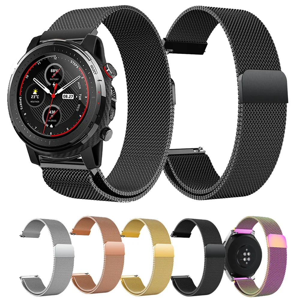 amazfit stratos metal band