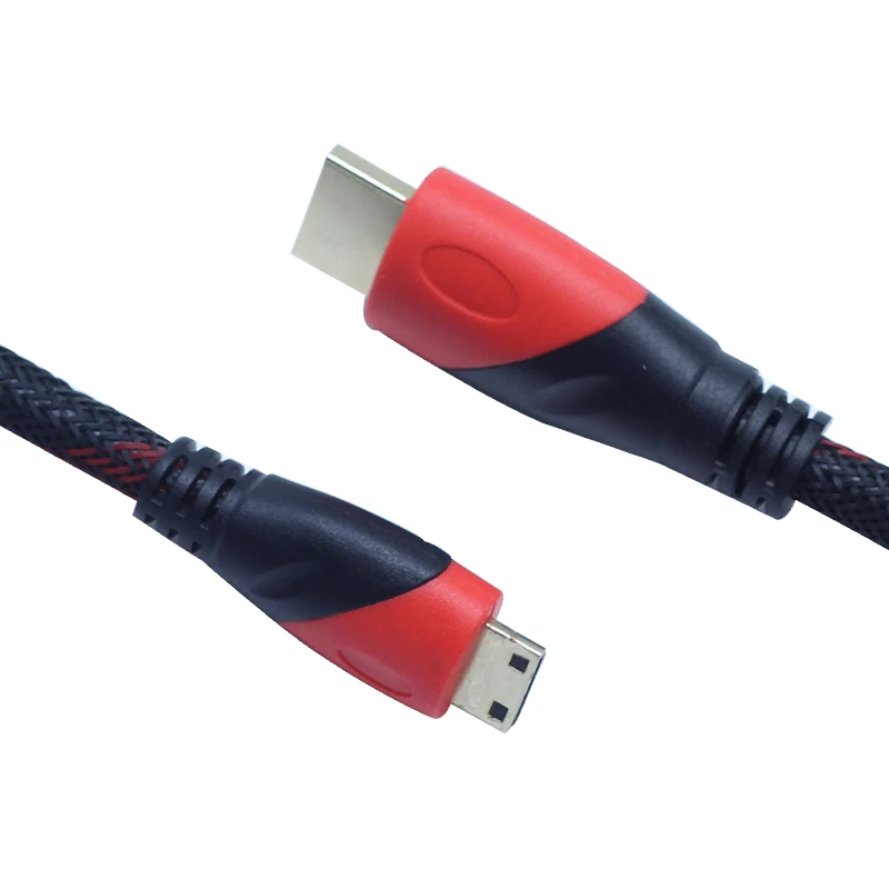 Мини-hdmi кабель 1080P 60 Гц высокоскоростной кабель с Ethernet позолоченный папа-папа 1,4 Версия 1,5 м 3 м мини-hdmi к HDMI кабель