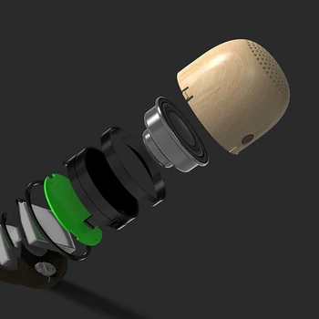 

J2 Wooden Nut Wireless Mini Bluetooth Speaker Stereo Sound Bag Pendant JHP-Best