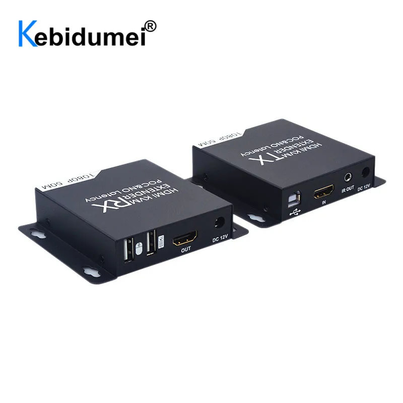 KVM-удлинитель 50M HDMI-совместимый ИК по UTP STP CAT6 CAT6A CAT7 1 TX + RX TCP/IP поддержка 3D HDCP EDID |