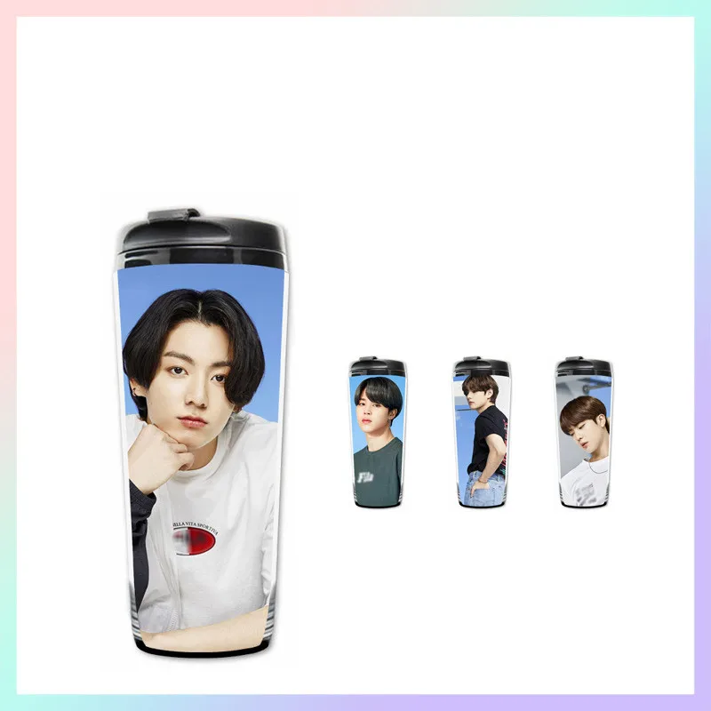KPOP Bangtan Boys 2021 летнее время путешествия Кубок сопровождающих чашки Цзиминь Джин SUGA