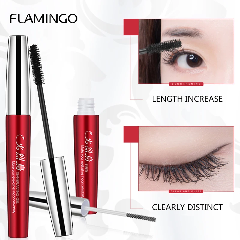 Водостойкая тушь для глаз Flamingo 2 шт. Профессиональная Косметика макияжа
