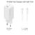 Оригинальный Xiaomi 65W GaN Charger EU Type C Output Ноутбук Quick Charging Plug Mi 65w Plug For Mi 11 POCO F3 Redmi NOTE 10 Pro