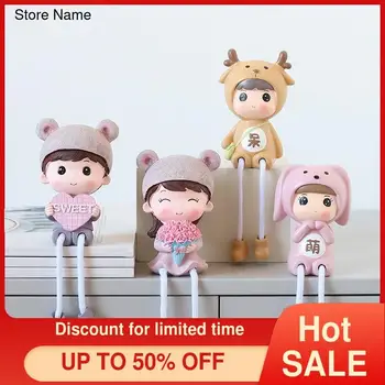 

2PCS Nordic Doll For Living Room Decor Kids Resin Bunny Figurine Craft Children Gfits