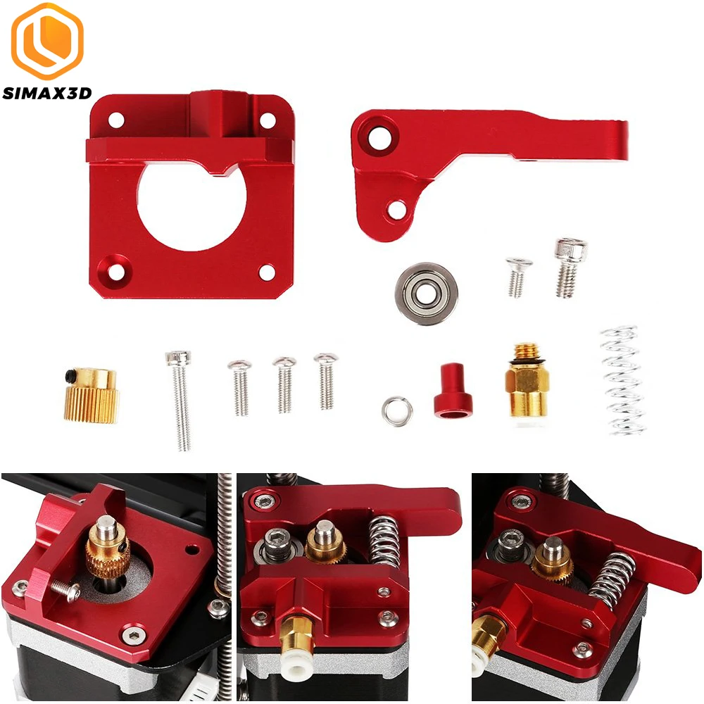CR 10 Extruder Upgraded Replacement Aluminum MK8 Drive Feed 3D Printer Extruders for Creality Ender 3