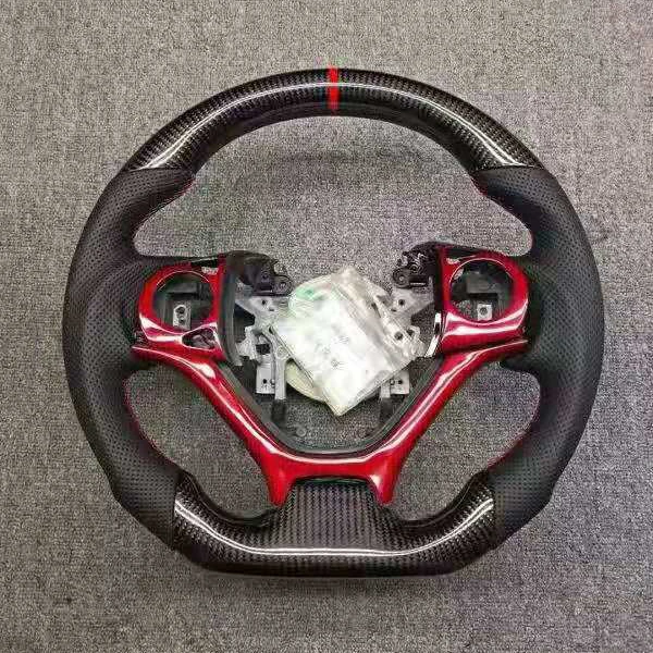 

Customized Carbon Fiber Steering Wheel For Honda Civic 2012 2013 2014 2015