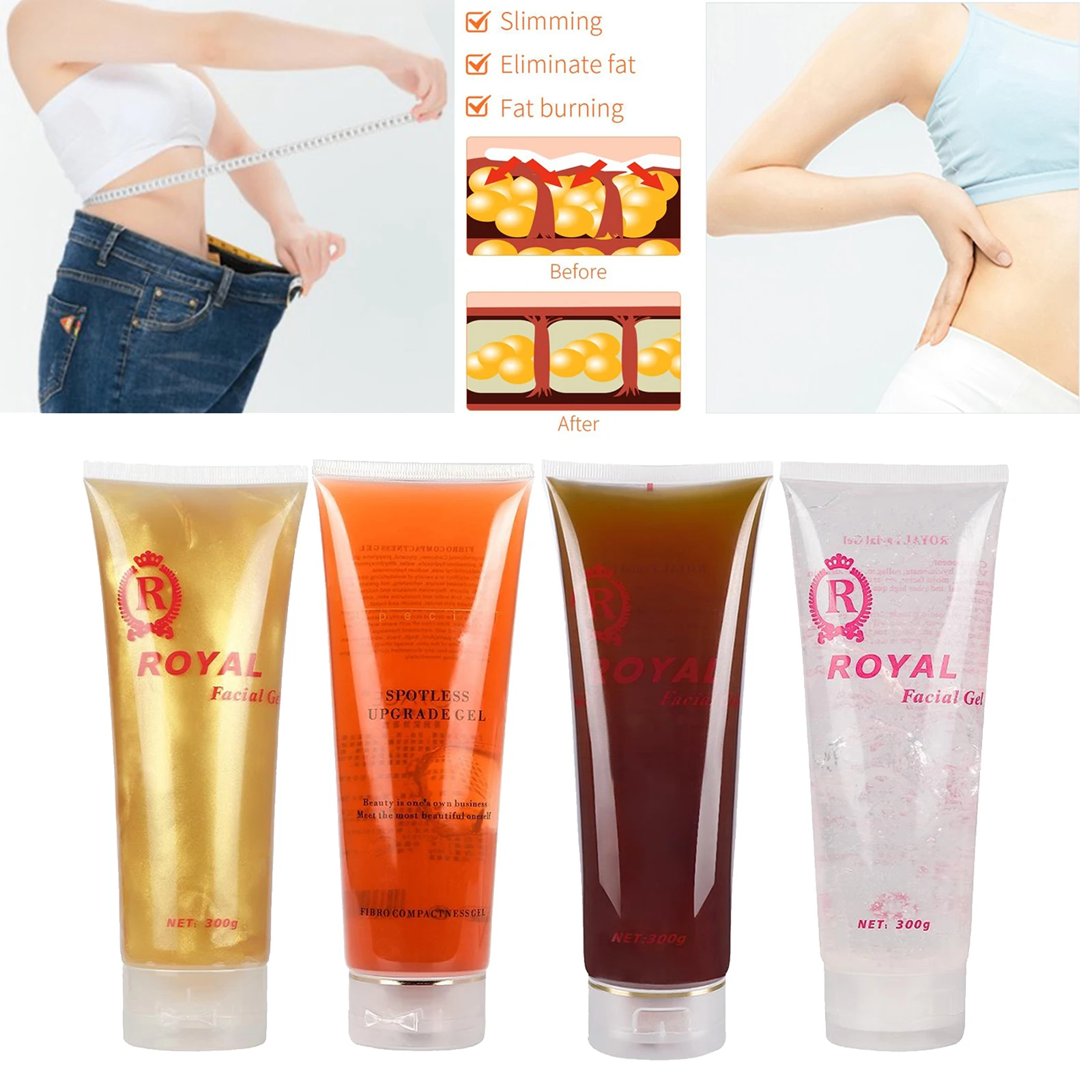 300ml Ultrasonic Inject Gel Firming Lifting Tighten Anti Aging Wrinkle Skin Rejuvenation Gel for Beauty Device Body Face Gelatin