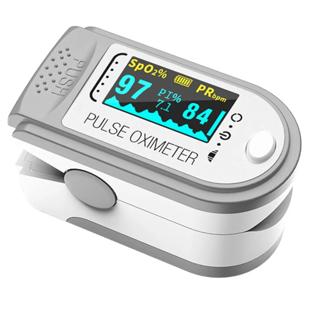 

Household Portable Oled Color Screen Oximeter Blood Oxygen Saturation Monitor Pulse Rate Monitoring Finger Clip Oximeter