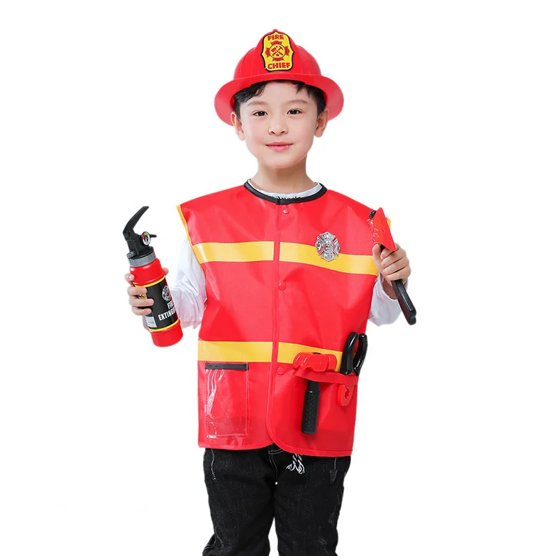 Fireman Sam Косплей Карнавал Хэллоуин костюм для детей мальчик девовечерние