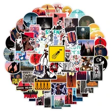 

50/100PCS Classic Horror Scary Siren Head Monster Anime Stickers Luggage Stationery Skateboard Phone Waterproof Laptop Stickers