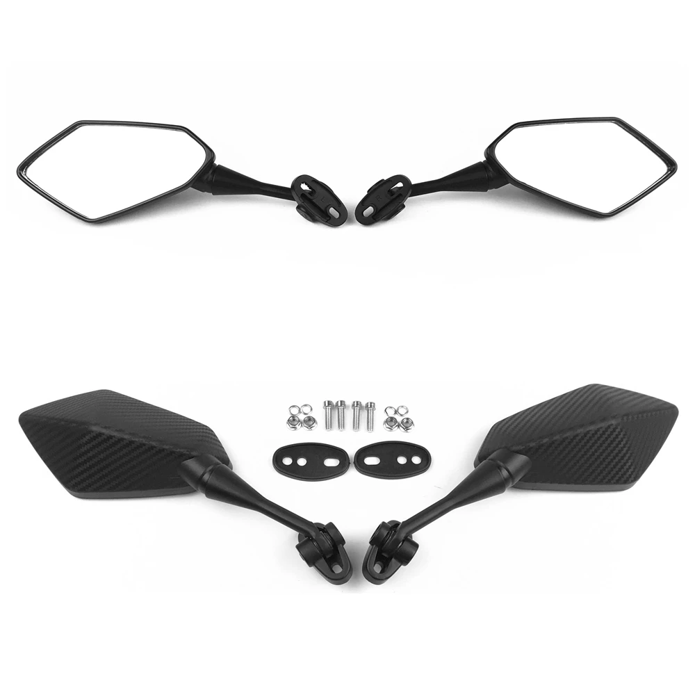 Motorrad Roller Rückspiegel Carbon Look Für Yamaha YZF R1 R6 R25 R15 R125  R3 R1S R1M FZ6R Spiegel - AliExpress