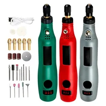 Mini amoladora eléctrica USB, herramientas rotativas eléctricas, pluma de tallado y grabado, herramientas de corte, 28 unids/set por juego