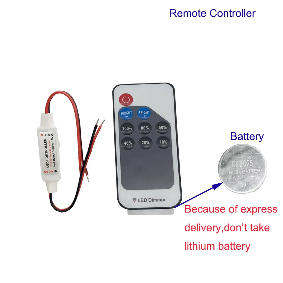Пульт дистанционного управления постоянного тока для светодиодной ленты освещения лампы 12 В 24 в драйвер переключатель RF беспроводной Одноцветный диммер 15 м управляющее расстояние