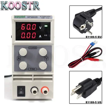 

KPS602D Verstelbare Hoge precisie dubbele LED display schakelaar DC Voeding bescherming functie 60V2A 110 V-230 V 0.1 V/0.01A