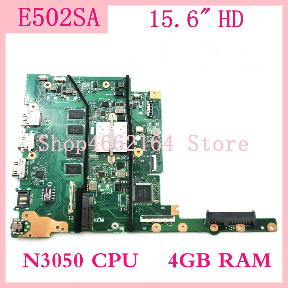 Материнская плата E502SA N3050 CPU 4 Гб RAM ASUS E402S E402SA материнская для ноутбука 14 дюймов