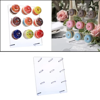 

Clear Acrylic Donut Stand Clear Wall On Table Donuts Rack Display For Baby Showers Weddings Birthday Party Donut Holder
