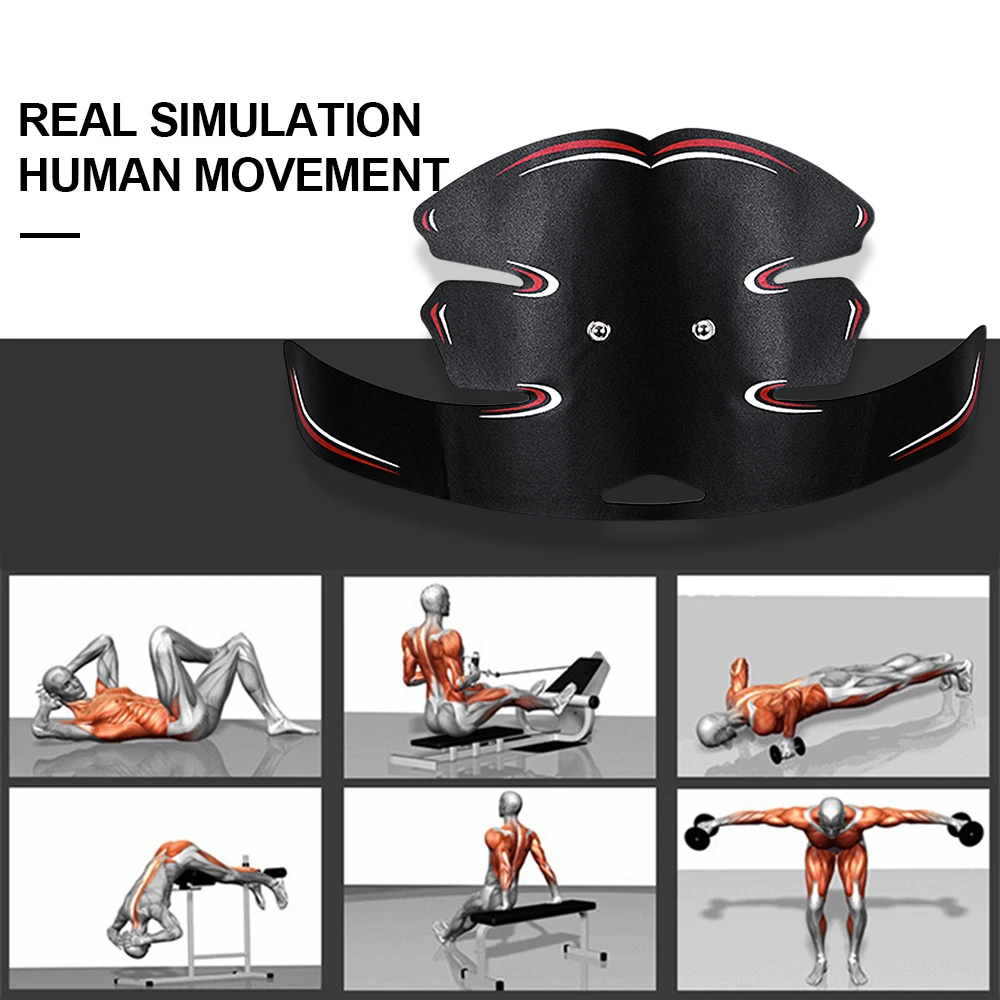 

Smart Abdominal Instrument ABS Abdominal Muscles Stimulator Smart Electric Muscle Massage Trainer Fitness Loss Weight