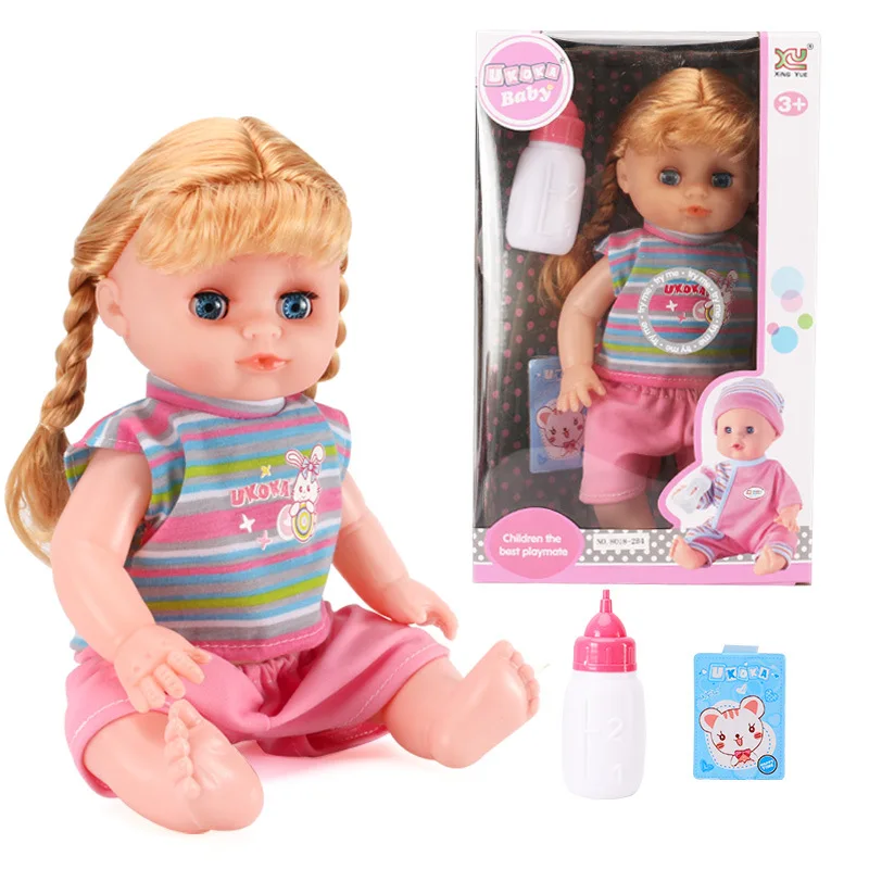 

Doll Adorable Kid Toy Environmentally Friendly Creative Eye Opening Eye-closed Drink Pee Speak ENLIGHTEN Early Childhood Educati