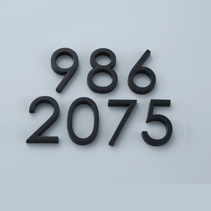 House Door Number Sticker 1PCS Self Adhesive Number Sign for Apartment Office Room Door Plate Mailbox Home Decor