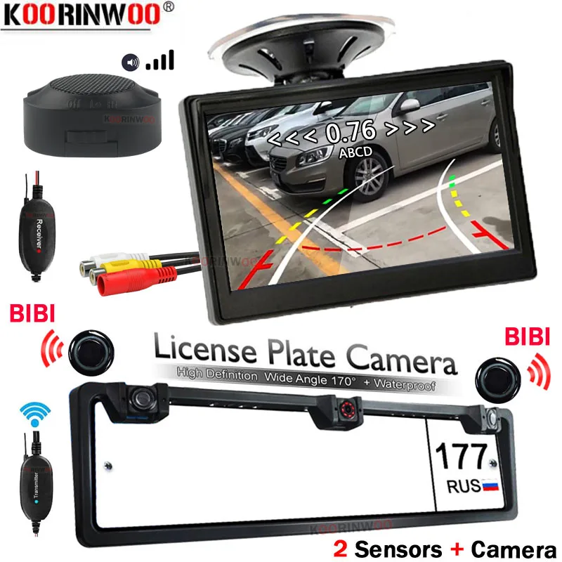 Koorinwoo Electronics European Number Frame Camera Security Radars