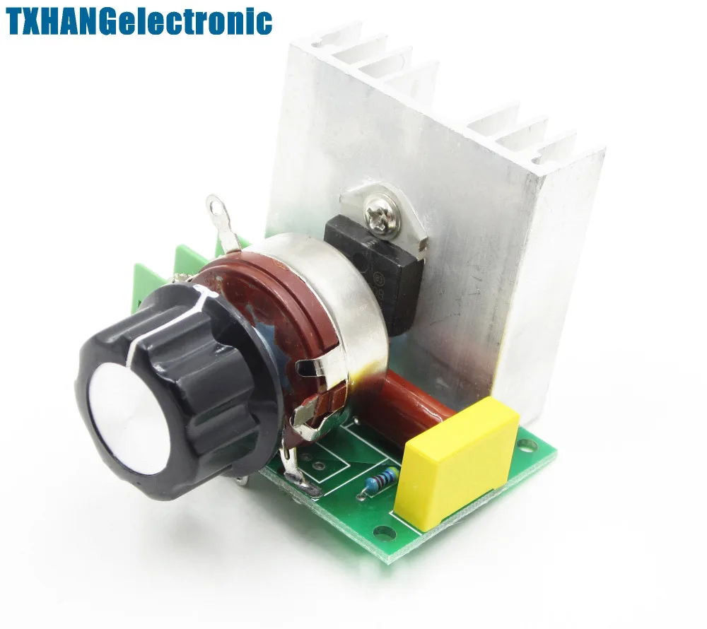 Speed Controller AC 3800W SCR Electric Voltage Regulator Dimming Switch diy electronics | Электронные компоненты и