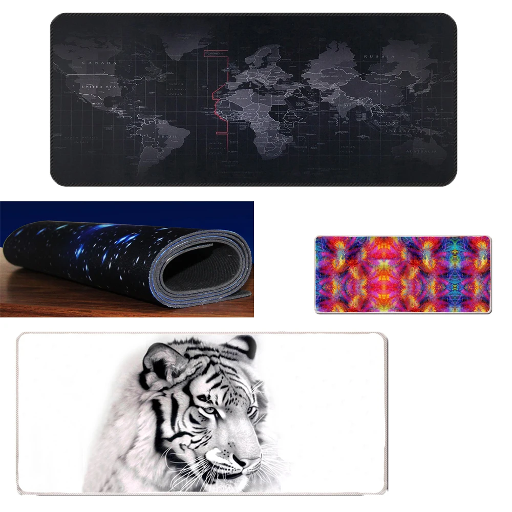 Desk Mats Game MousePad for Office and Home Anti-Slip Keyboard Pad 90x40cm XXL Large Gaming Gamer Keyboard Mat Mousepad Play Pad