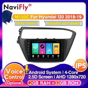 

NaviFly android 10.0 DSP IPS Car Radio Multimedia For Hyundai I20 2014-2018 Video Navigation GPS Player wifi mirror link