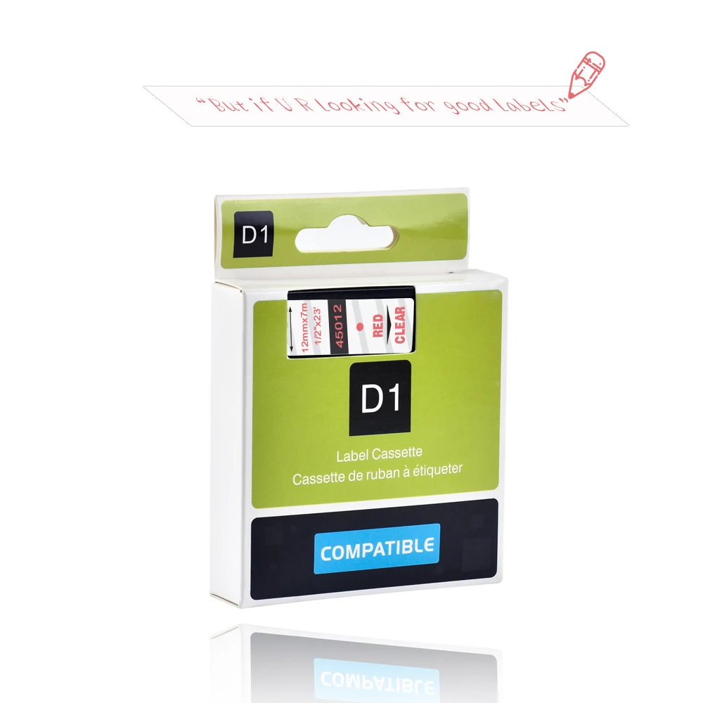 dymo d1 45012 label tape 5