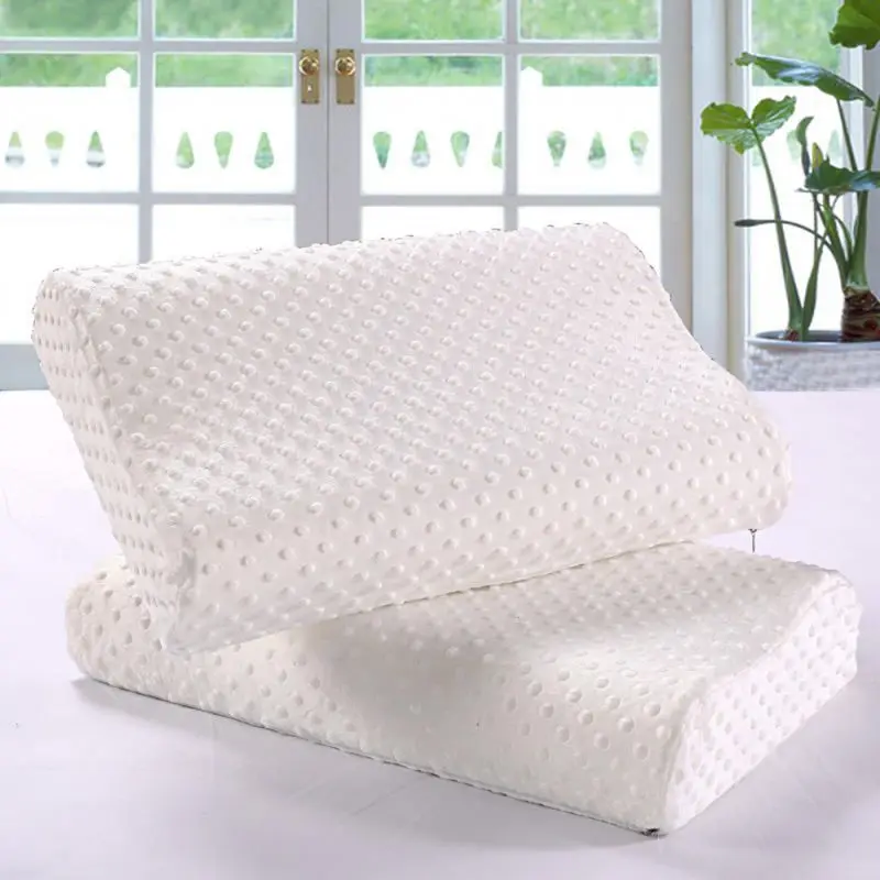 

Bamboo Fiber Slow Rebound Memory Pillow Sleeping Neck Pillow Sponge Space Memory Cotton Pillow 30*50 Bamboo Leaf Pillowcase