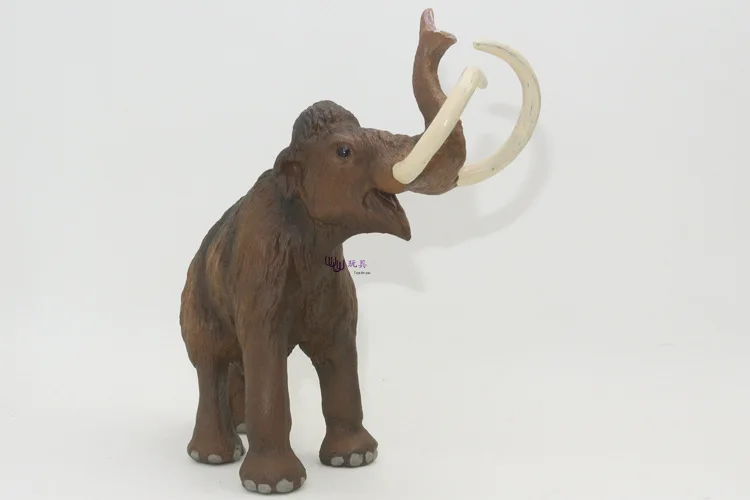 

Model Wild Animal Model Set in Long-haired Elephant Mammut Plastic Emulate Toy
