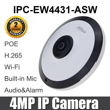 

Dahua IPC-EW4431-ASW Panoramic camera 4mp Fisheye IP Camera H.265 built-in MIC SD card slot security network camera
