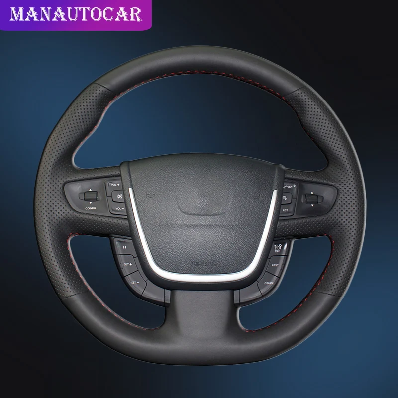 Auto Treccia Sul Volante Della Copertura Per Peugeot 508 2011-2008 508 Sw 2011-2008 Auto Fai Da Te Copertura Intrecciare Interni Auto-Styling