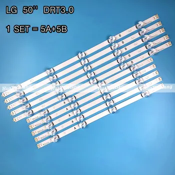 

10PCS/set LED backlight strip Replacement for LG 50LB650V 50LF5800 Innotek DRT 3.0 50 A B 6916L 1736A 1735A 1978A 1979A LC500DUE