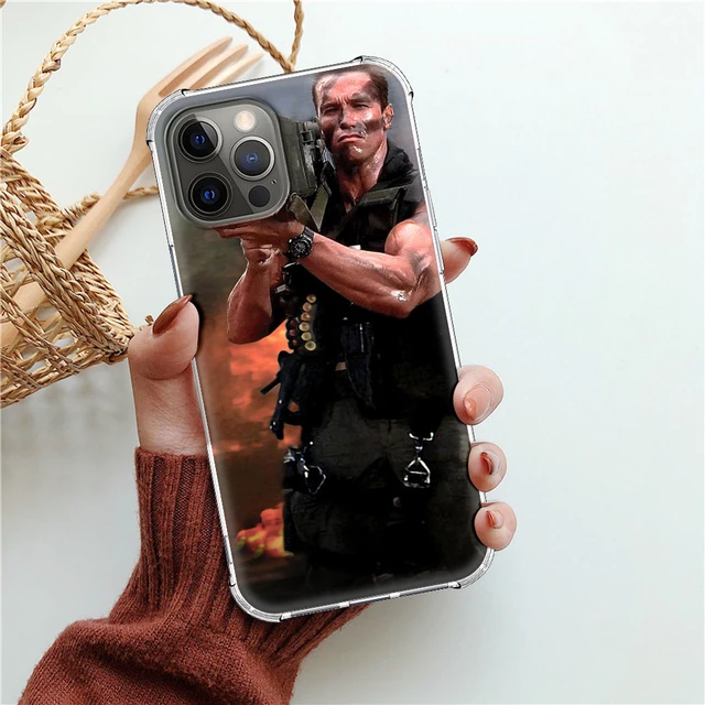 Arnold Schwarzenegger Movie Rocket Launcher Camera Hole Case For Apple Iphone 13 11 12 Pro 7 Xr X Xs Max 8 6s Plus Se 2020 Capas Phone Case Covers Aliexpress